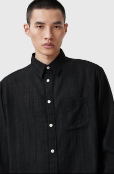 Хлопковая рубашка AllSaints KARMI