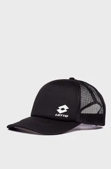 Мужская черная кепка CAP ATHLETICA SMALL LOGO Черный ONESIZE Lotto TT0004
