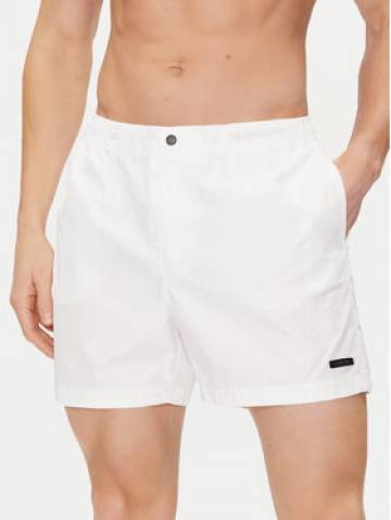 Calvin Klein Swimwear Шорти для плавання KM0KM00943 Білий Regular Fit Calvin Klein Swimwear Шорти для плавання KM0KM00943 Білий Regular Fit