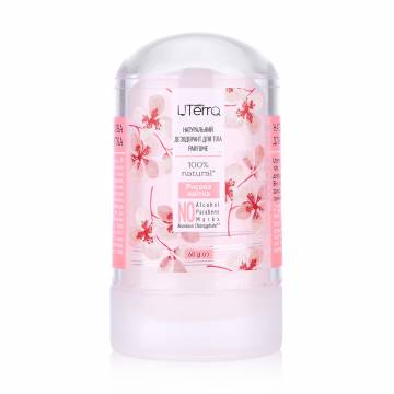 Дезодорант из кристалла женский UTerra Native Perfume Рисовый цветок, 60 г Дезодорант из кристалла женский UTerra Native Perfume Рисовый цветок, 60 г