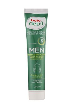 Мужской крем для депиляции Byly Depil Men Depilatory Cream с мятой, 200 мл