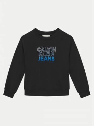 Calvin Klein Jeans Світшот IB0IB02376 Чорний Relaxed Fit Calvin Klein Jeans Світшот IB0IB02376 Чорний Relaxed Fit