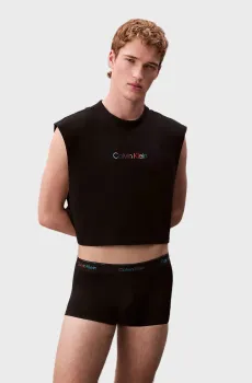 Мужские черные боксеры LOW RISE TRUNK Черный L Calvin Klein LV00NB4235