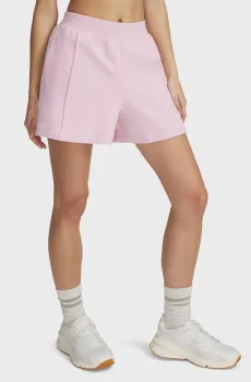 Женские розовые шорты UA Unstoppable Fleece Short Розовый XS Under Armour 1389680-647