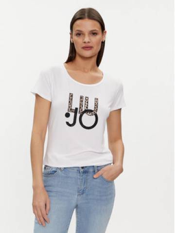 Liu Jo Футболка VA4227 JS360 Білий Regular Fit Liu Jo Футболка VA4227 JS360 Білий Regular Fit