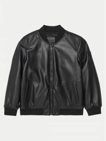 Guess Куртка зі штучної шкіри L5RL08 WH2J0 Чорний Regular Fit Guess Куртка зі штучної шкіри L5RL08 WH2J0 Чорний Regular Fit