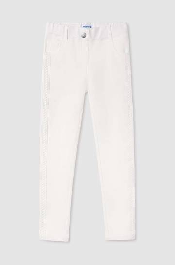 Детские брюки Mayoral цвет бежевый однотонные