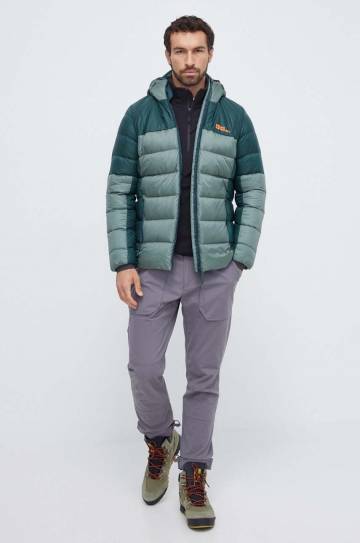 Спортивная пуховая куртка Jack Wolfskin Nebelhorn цвет зелёный Спортивная пуховая куртка Jack Wolfskin Nebelhorn цвет зелёный