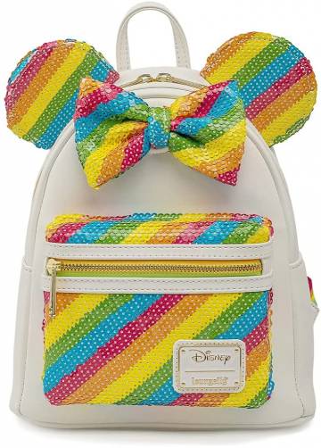 Рюкзак Loungefly Disney Sequin rainbow Minnie mini (WDBK1659) Рюкзак Loungefly Disney Sequin rainbow Minnie mini (WDBK1659)