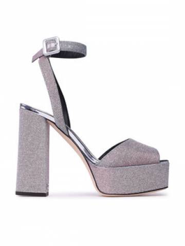 Giuseppe Zanotti Босоніжки I000010 Срібний Giuseppe Zanotti Босоніжки I000010 Срібний