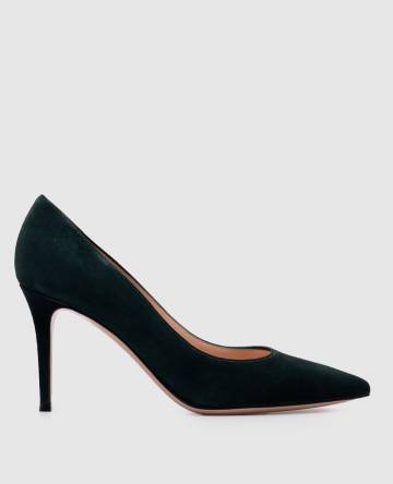 Зеленые туфли замшевые GIANVITO Зеленые туфли замшевые GIANVITO