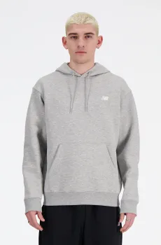 Мужское серое худи NB Small Logo Серый XL New Balance MT41508AG
