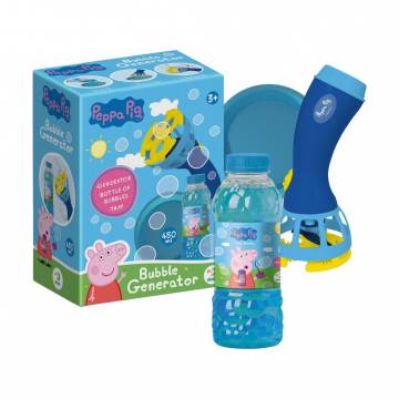 Генератор мыльных пузырей DoDo Peppa Pig, на батарейках, от 3 лет, 450 мл (200613) Генератор мыльных пузырей DoDo Peppa Pig, на батарейках, от 3 лет, 450 мл (200613)