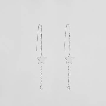 Серебряные серьги Minimal 1347/1 Серебряные серьги Minimal 1347/1