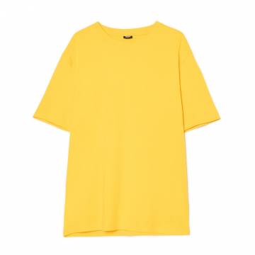 Cropp - Гладка футболка basic - жовтий Cropp - Гладка футболка basic - жовтий