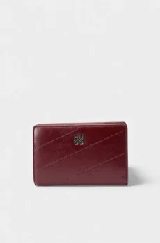 Мужской бордовый кошелек Красный UNI HUGO 11562