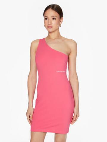 Calvin Klein Jeans Повсякденна сукня J20J220757 Рожевий Slim Fit Calvin Klein Jeans Повсякденна сукня J20J220757 Рожевий Slim Fit