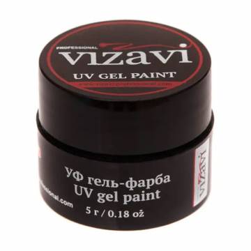 Гель-краска для ногтей Vizavi Professional UV Gel Paint 13 Синяя, 5 г Гель-краска для ногтей Vizavi Professional UV Gel Paint 13 Синяя, 5 г