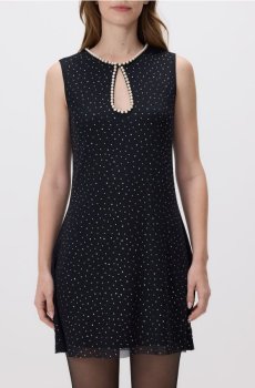 Reserved - Міні‑сукня з декоративними деталями - чорний - 955GA-99X