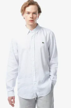Мужская белая рубашка Белый 42 Lacoste CH0472J2G