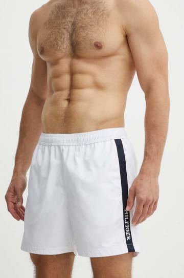 Купальные шорты Tommy Hilfiger цвет белый UM0UM03213 Купальные шорты Tommy Hilfiger цвет белый UM0UM03213