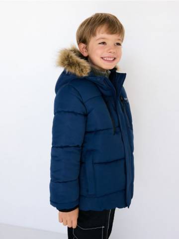 Reserved - Стьобана куртка на підкладці - steel blue - 006BC-95X Reserved - Стьобана куртка на підкладці - steel blue - 006BC-95X
