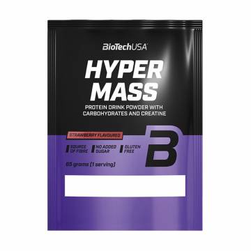 Гейнер BioTech USA Hyper Mass Клубника, в порошке, 65 г Гейнер BioTech USA Hyper Mass Клубника, в порошке, 65 г