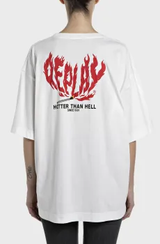 Женская белая футболка Белый XS Replay W3399N.000.20994