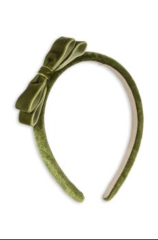 Детская повязка для волос Konges Sløjd VELVET BOW HAIRBRACE