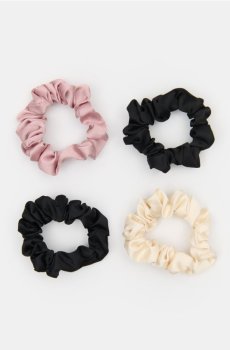 Резинки для волосся, 4 шт. - різнобарвний