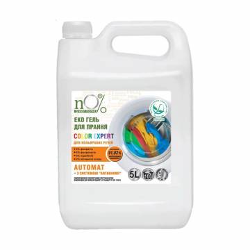Экогель для стирки цветного белья nO% green home Color Expert, 100 стирок, 5 л Экогель для стирки цветного белья nO% green home Color Expert, 100 стирок, 5 л