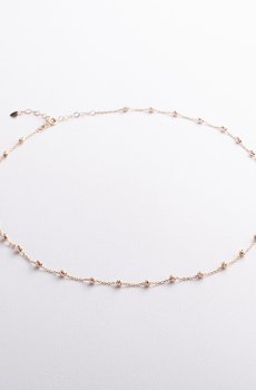 Колье "Шарики" в желтом золоте кол02666