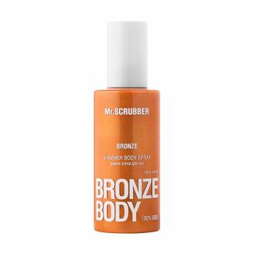 Шиммер-спрей для тела Mr.Scrubber Bronze Body Shimmer Body Spray Bronze, 150 мл Шиммер-спрей для тела Mr.Scrubber Bronze Body Shimmer Body Spray Bronze, 150 мл