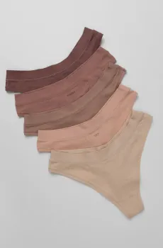 Женские трусики (5 шт) Разноцветный L brabrabra SLZ24602002(5)