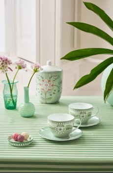 Набор чашек и блюдец на 2 персоны Pip Studio Lily&Lotus 280 ml
