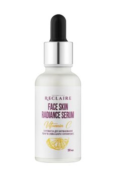 Сыворотка для лица Reclaire Face Skin Radiance Serum для выравнивания тона и сияния кожи, с витамином C, 30 мл