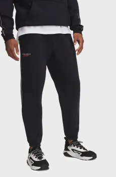 Мужские черные спортивные брюки Pjt Rck Icon Flc Jogger Черный XXL Under Armour 1389917-001