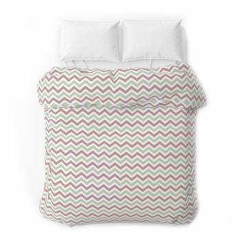 Пододеяльник бязевый Home Line Зигзаг, лилово-зеленый, 145*215 см (174754) Пододеяльник бязевый Home Line Зигзаг, лилово-зеленый, 145*215 см (174754)