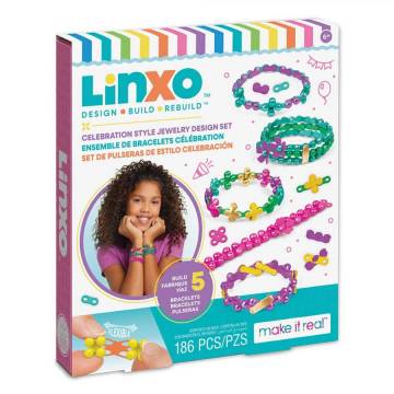 Набір для виготовлення браслетів Make it Real Linxo Прикраси Вечірка (MR6110/2) Набір для виготовлення браслетів Make it Real Linxo Прикраси Вечірка (MR6110/2)