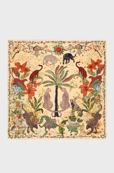 Женский бежевый платок с узором Бежевый ONESIZE Bimba Y Lola 261BAPN47.10112