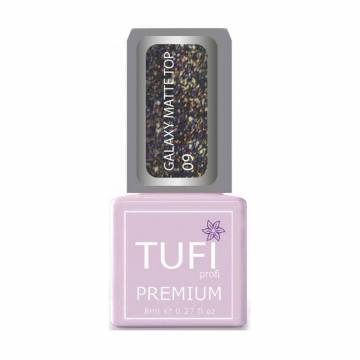 Топ для гель-лака Tufi profi Premium Galaxy Matte Top 09 Мира, 8 мл Топ для гель-лака Tufi profi Premium Galaxy Matte Top 09 Мира, 8 мл