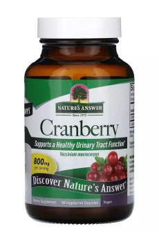 Клюква Natures Answer Cranberry, 800 мг, 90 вегетарианских капсул