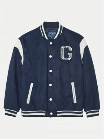 Guess Куртка бомбер L5RL07 WG970 Cиній Regular Fit Guess Куртка бомбер L5RL07 WG970 Cиній Regular Fit