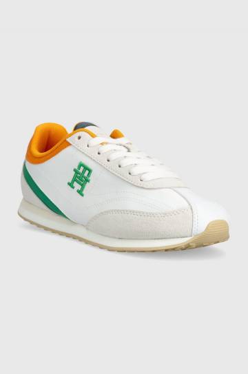 Кроссовки Tommy Hilfiger TH HERITAGE RUNNER цвет белый FW0FW07892 Кроссовки Tommy Hilfiger TH HERITAGE RUNNER цвет белый FW0FW07892