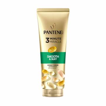 Бальзам-ополаскиватель для волос Pantene Pro-V 3 Minute Miracle Smooth & Silky Conditioner, 220 мл Бальзам-ополаскиватель для волос Pantene Pro-V 3 Minute Miracle Smooth & Silky Conditioner, 220 мл