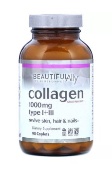 Коллаген Bluebonnet Nutrition Beautiful Ally Collagen 1000 мг, 90 капсул