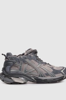 Серые замшевые кроссовки Runner