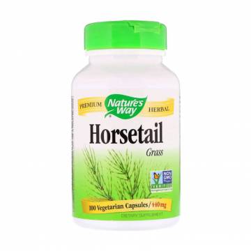 Трава хвоща полевого Natures Way Horsetail Grass 440 мг, 100 таблеток Трава хвоща полевого Natures Way Horsetail Grass 440 мг, 100 таблеток