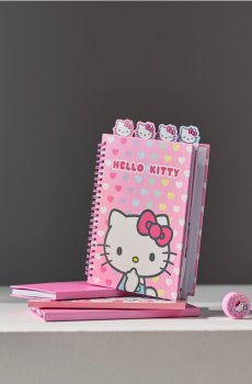 Блокнот Hello Kitty - рожевий
