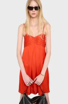 Женский красный сарафан Rippies Красный XS ZADIG&VOLTAIRE WWDR02635_TANGERINE